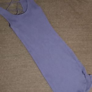 Blue bodycon dress